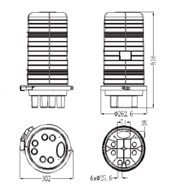 F2H-FOSC-BDH-Q7S24-15 Series Closure